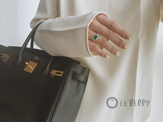 Le Berry “Manhattan” Squoval Handmade Press On Nails False Nails - Le Berry