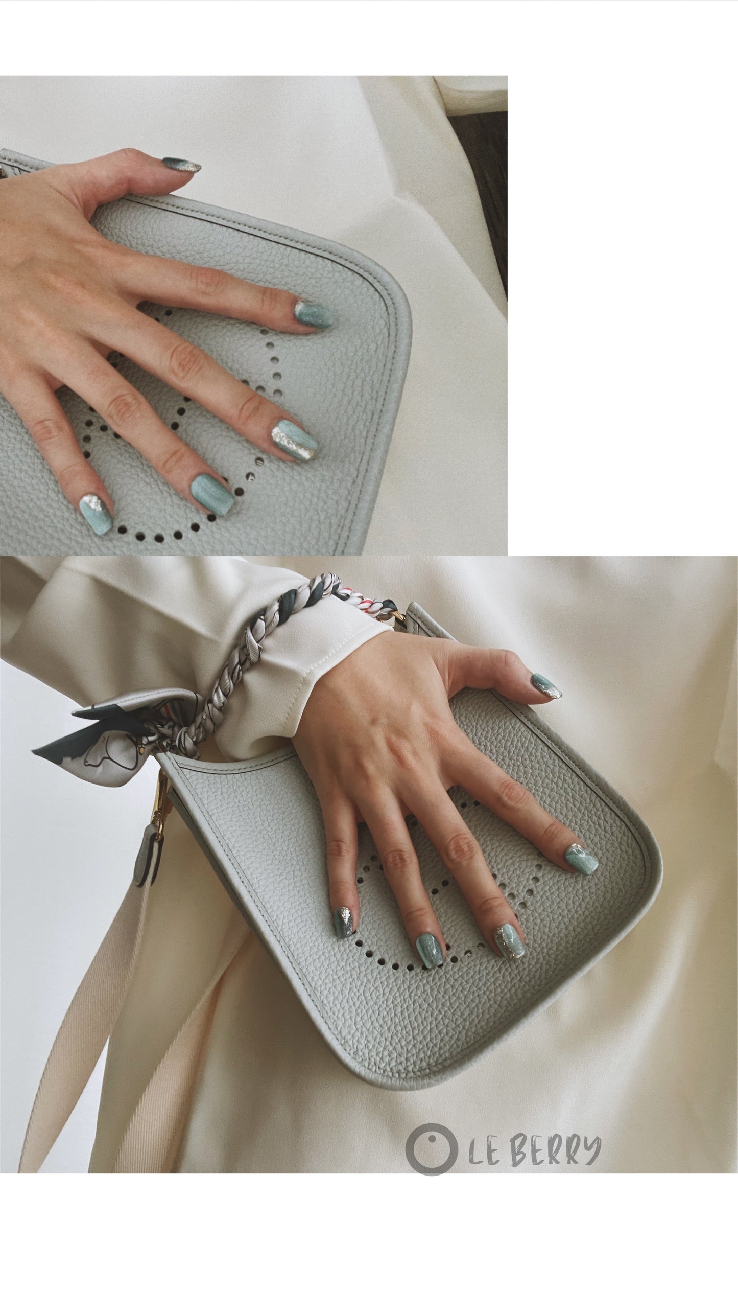 Le Berry Alps Squoval Handmade Press On Nails False Nails - Le Berry