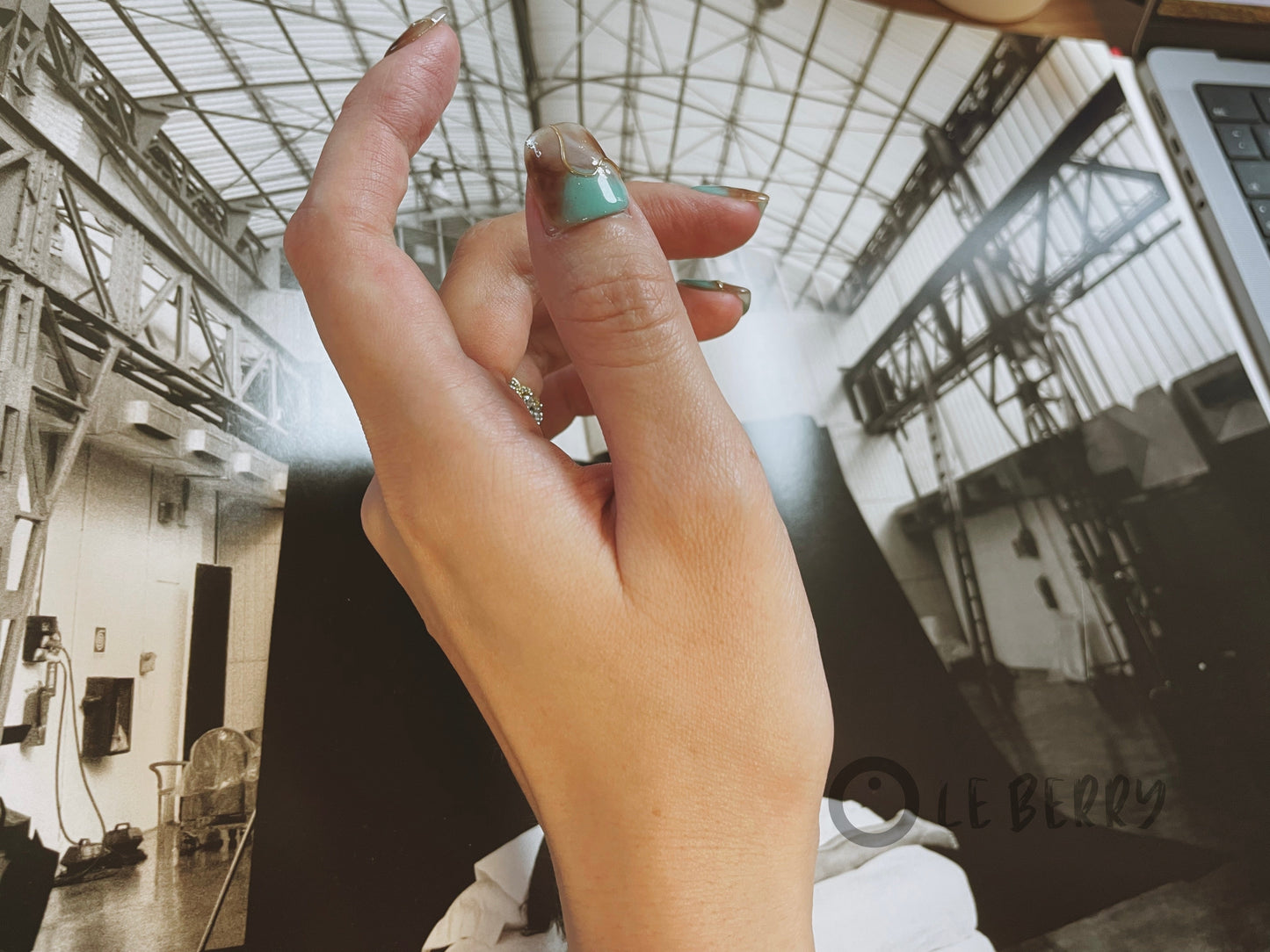 Le Berry “Kailash” Squoval Handmade Press On Nails False Nails - Le Berry