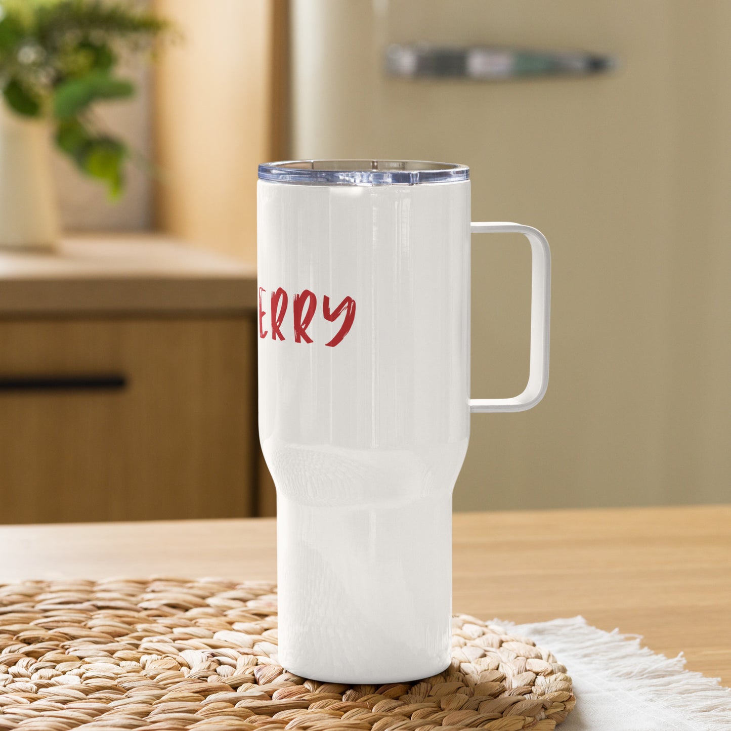 Support Le Berry Cause: No More Plastic Bottled Water and Get a Le-Berry-Proud Travel Mug - Le Berry