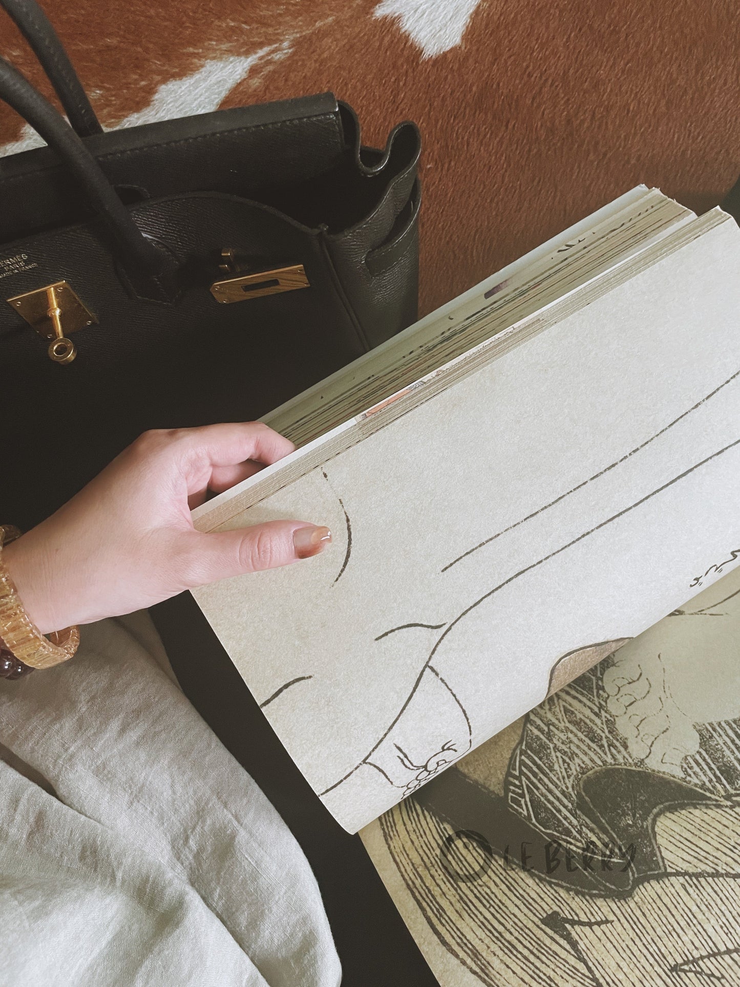 Le Berry “Kyoto” Squoval Handmade Press On Nails False Nails - Le Berry