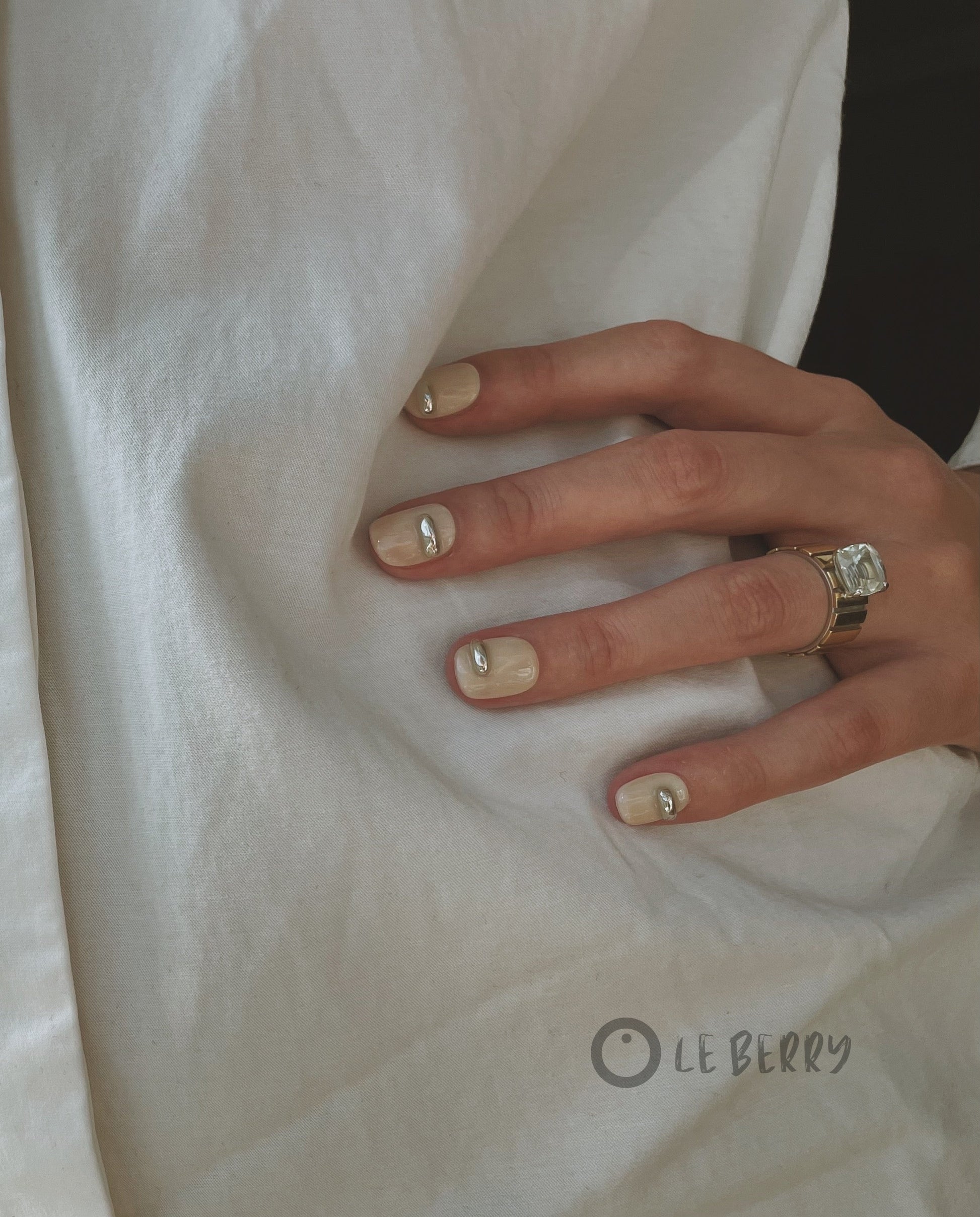 Le Berry Monday Squoval Handmade Press On Nails False Nails - Le Berry