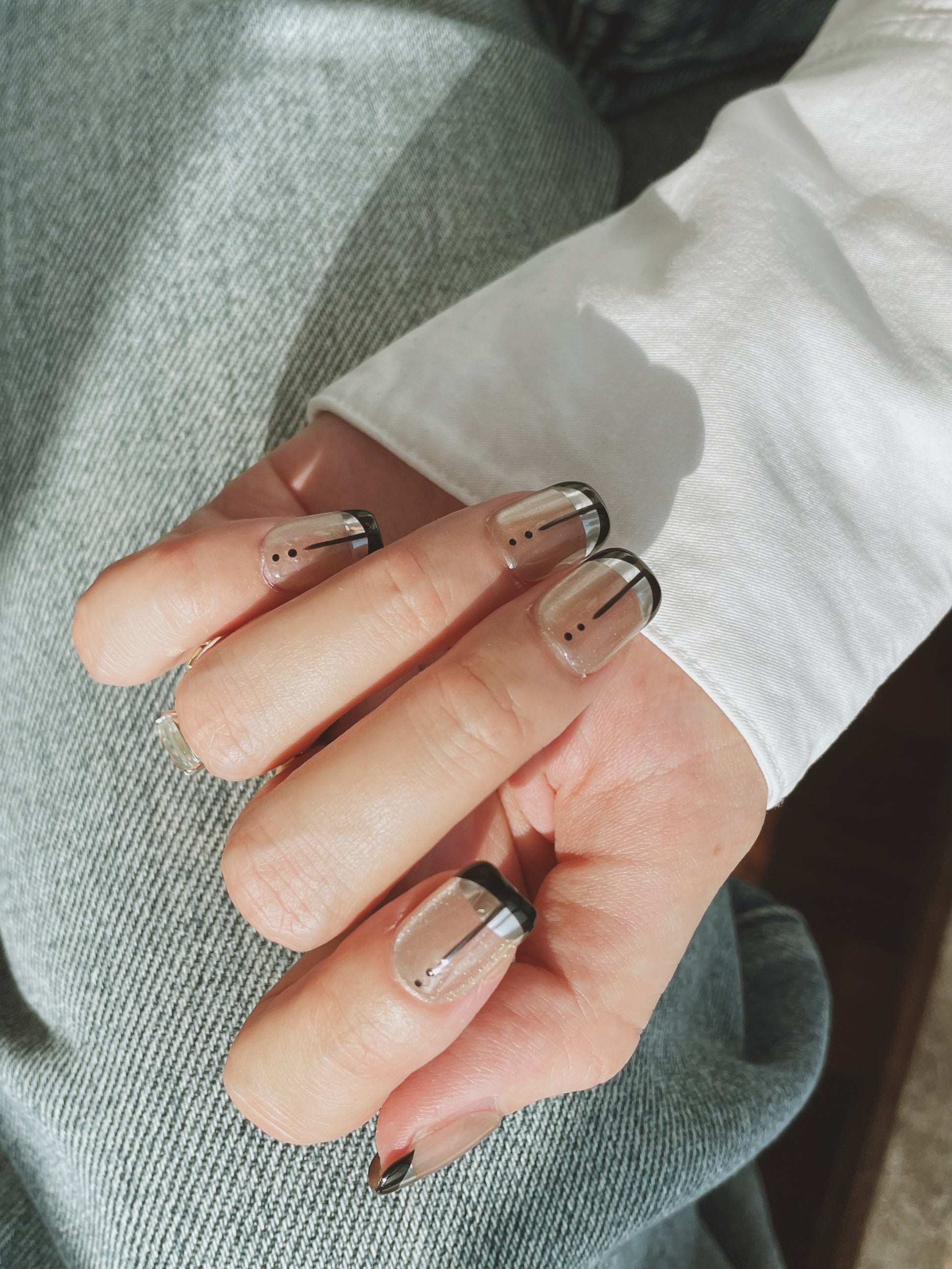 Le Berry Pope Squoval Handmade Press On Nails False Nails - Le Berry