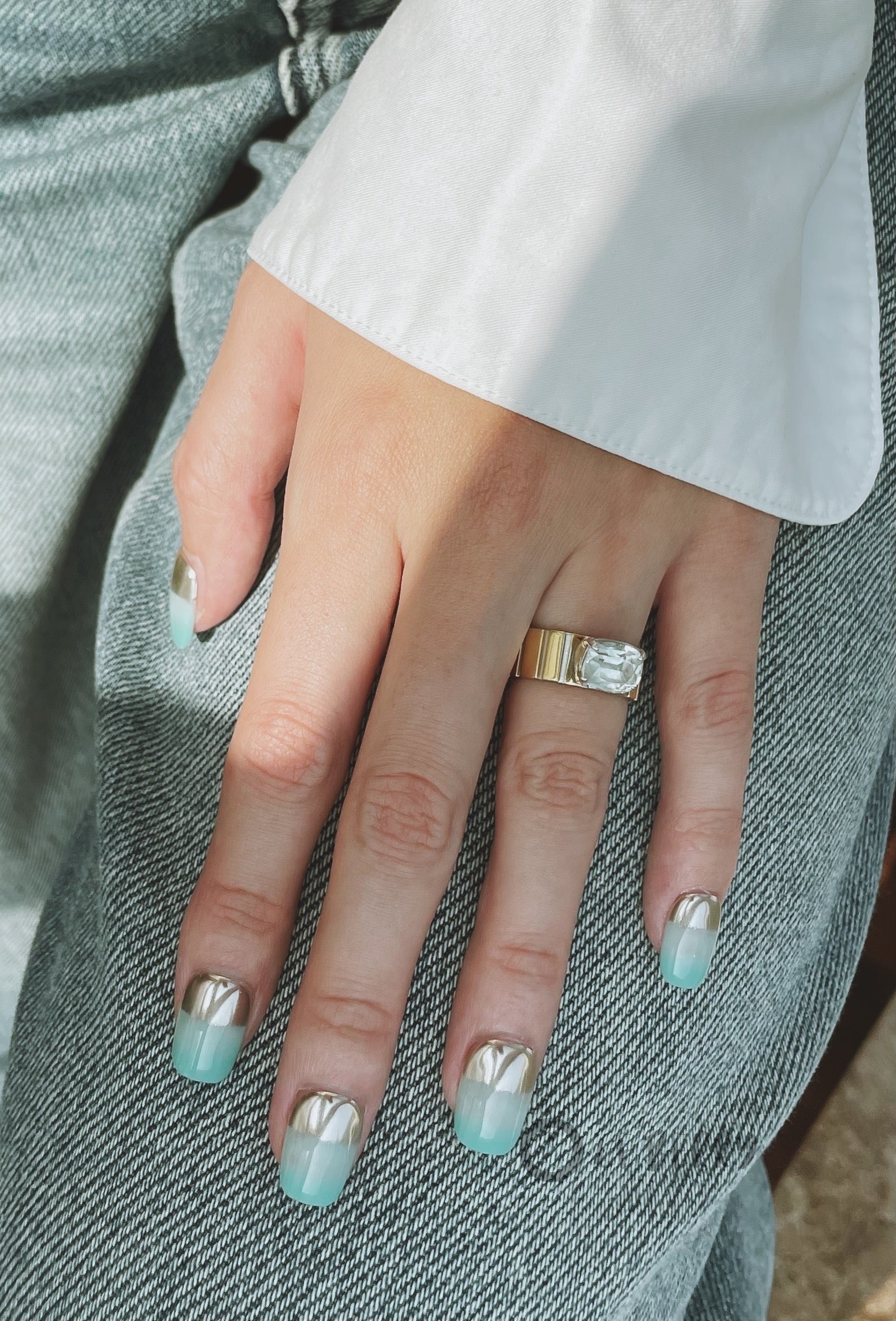 Le Berry “Marshmallow” Squoval Handmade Press On Nails False Nails - Le Berry