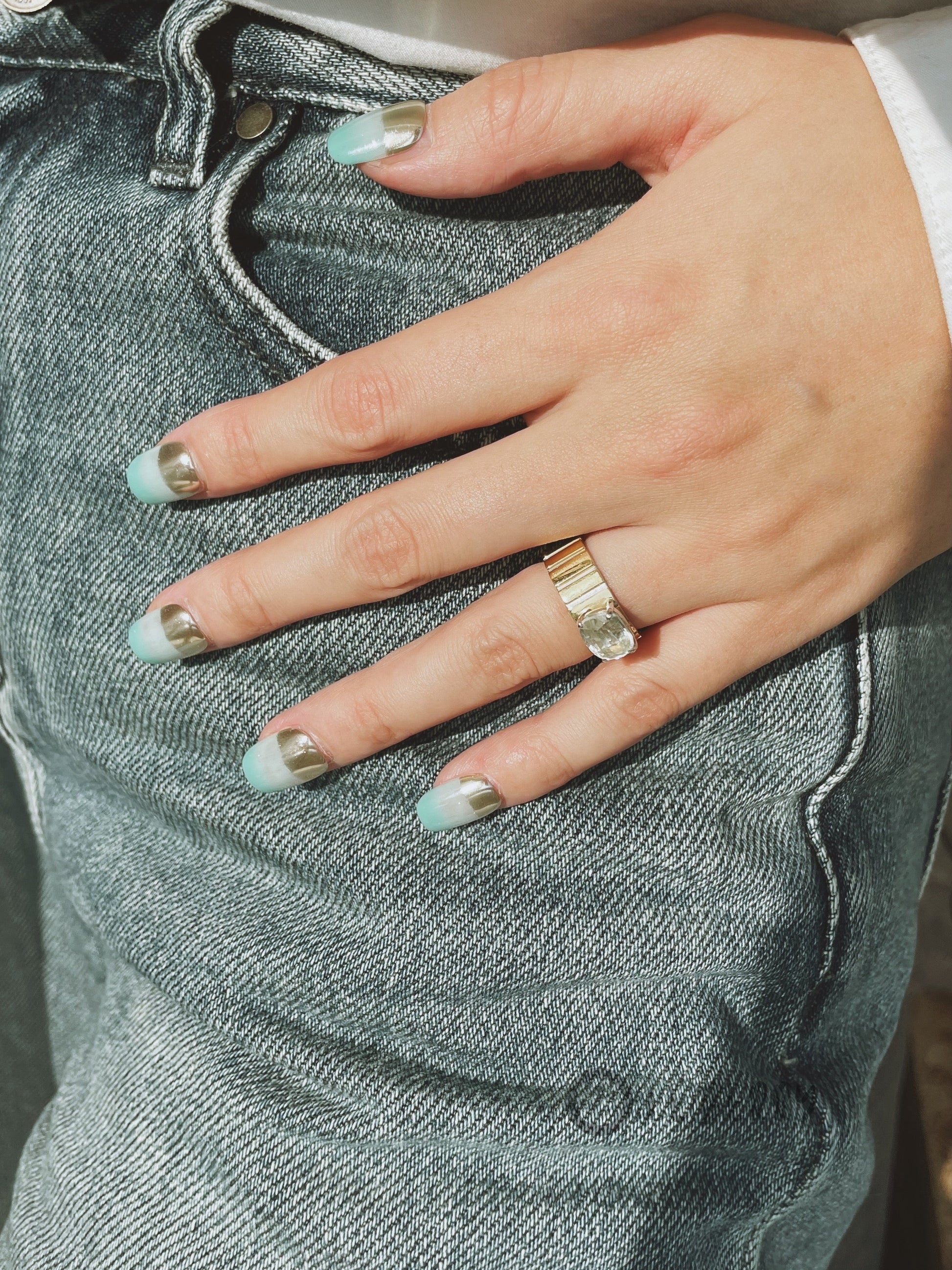 Le Berry “Marshmallow” Squoval Handmade Press On Nails False Nails - Le Berry